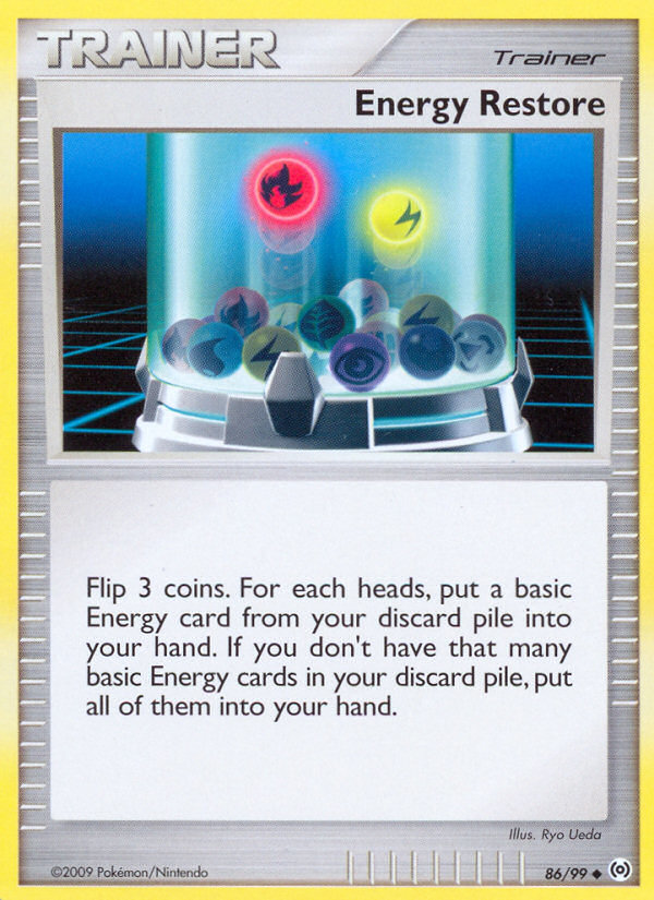 Energy Restore (86/99) [Platinum: Arceus] | Dumpster Cat Games