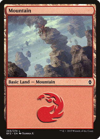 Mountain (269) [Battle for Zendikar] | Dumpster Cat Games