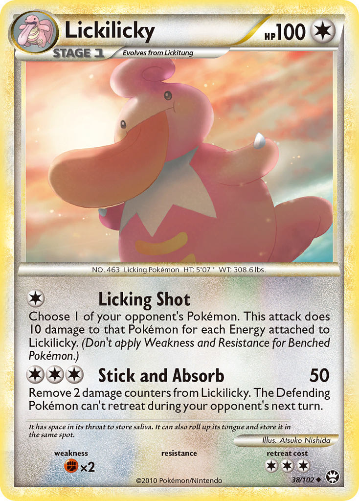 Lickilicky (38/102) [HeartGold & SoulSilver: Triumphant] | Dumpster Cat Games