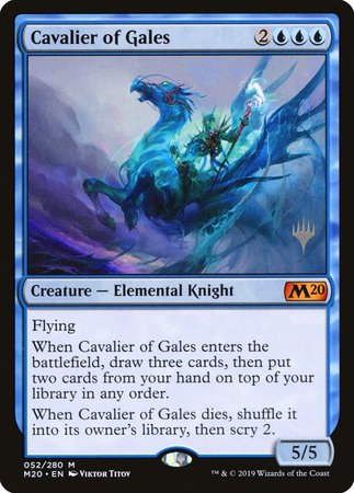 Cavalier of Gales [Core Set 2020 Promos] | Dumpster Cat Games