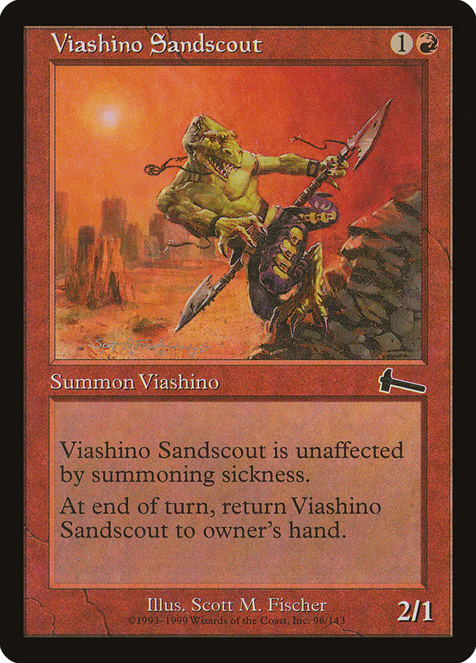 Viashino Sandscout [Urza's Legacy] | Dumpster Cat Games