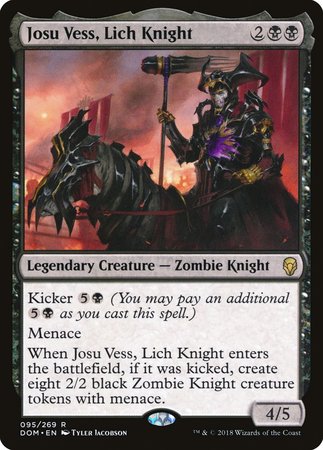 Josu Vess, Lich Knight [Dominaria] | Dumpster Cat Games