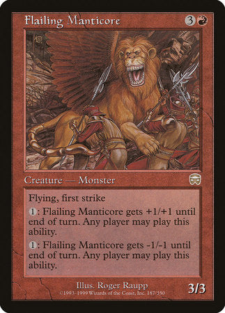 Flailing Manticore [Mercadian Masques] | Dumpster Cat Games