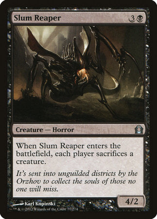 Slum Reaper [Return to Ravnica] | Dumpster Cat Games
