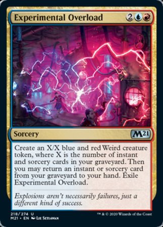 Experimental Overload [Core Set 2021] | Dumpster Cat Games