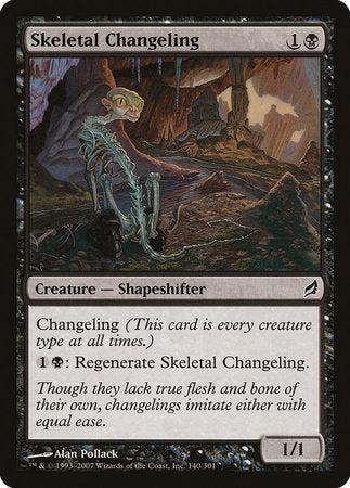 Skeletal Changeling [Lorwyn] | Dumpster Cat Games