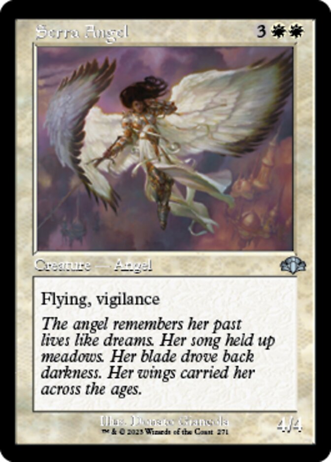 Serra Angel (Retro) [Dominaria Remastered] | Dumpster Cat Games