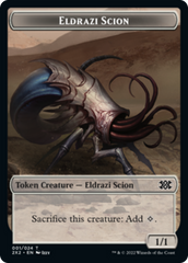 Saproling // Eldrazi Scion Double-sided Token [Double Masters 2022 Tokens] | Dumpster Cat Games