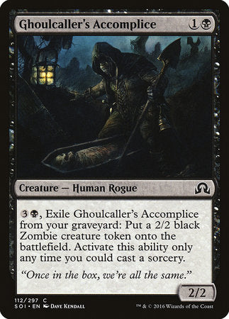 Ghoulcaller's Accomplice [Shadows over Innistrad] | Dumpster Cat Games