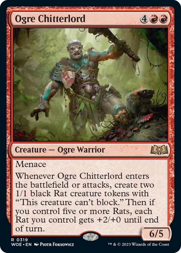 Ogre Chitterlord [Wilds of Eldraine] | Dumpster Cat Games