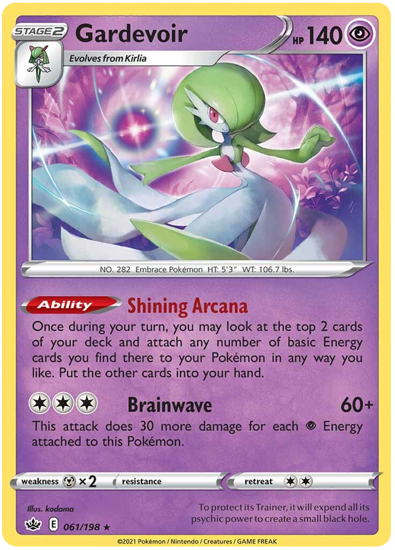 Gardevoir (061/198) [Sword & Shield: Chilling Reign] | Dumpster Cat Games