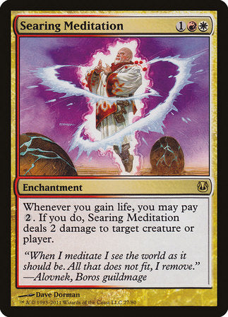 Searing Meditation [Duel Decks: Ajani vs. Nicol Bolas] | Dumpster Cat Games