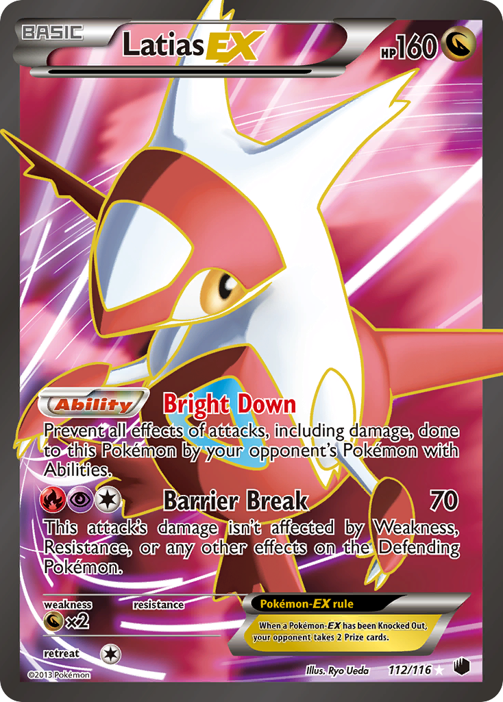 Latias EX (112/116) [Black & White: Plasma Freeze] | Dumpster Cat Games