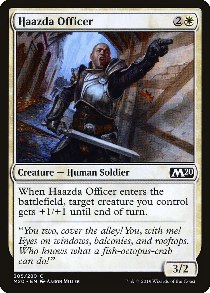 Haazda Officer [Core Set 2020] | Dumpster Cat Games