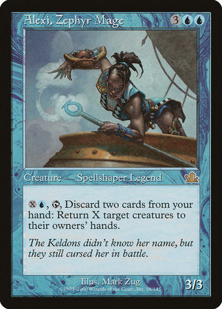 Alexi, Zephyr Mage [Prophecy] | Dumpster Cat Games