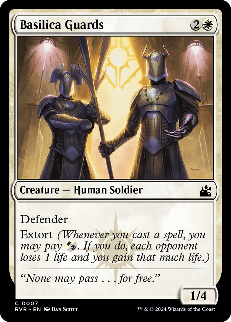 Basilica Guards [Ravnica Remastered] | Dumpster Cat Games