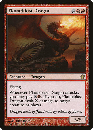 Flameblast Dragon [Archenemy] | Dumpster Cat Games