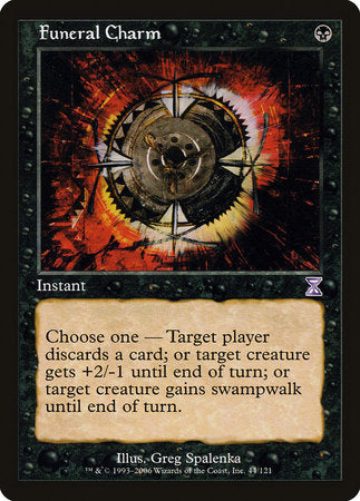 Funeral Charm [Time Spiral Timeshifted] | Dumpster Cat Games