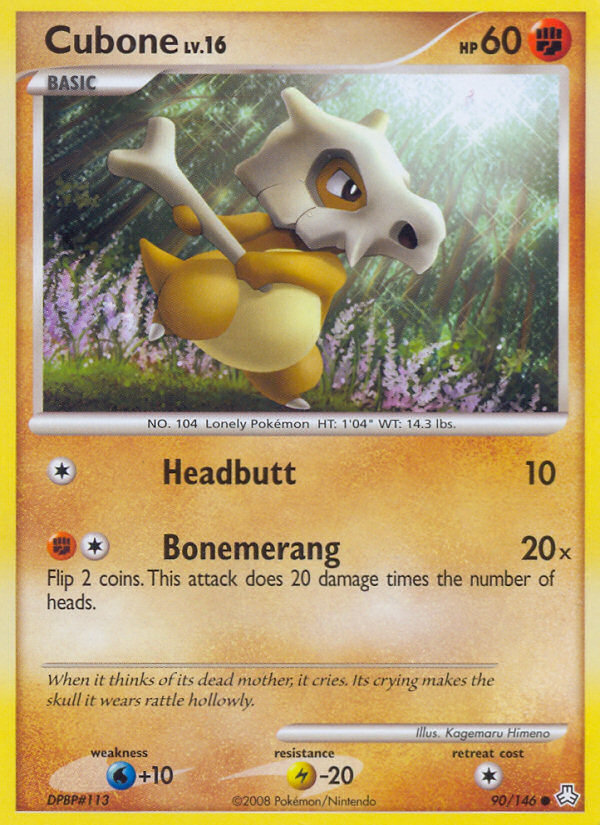 Cubone (90/146) [Diamond & Pearl: Legends Awakened] | Dumpster Cat Games