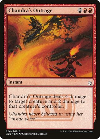 Chandra's Outrage [Masters 25] | Dumpster Cat Games