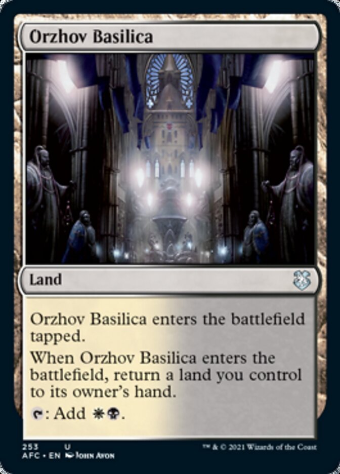 Orzhov Basilica [Dungeons & Dragons: Adventures in the Forgotten Realms Commander] | Dumpster Cat Games
