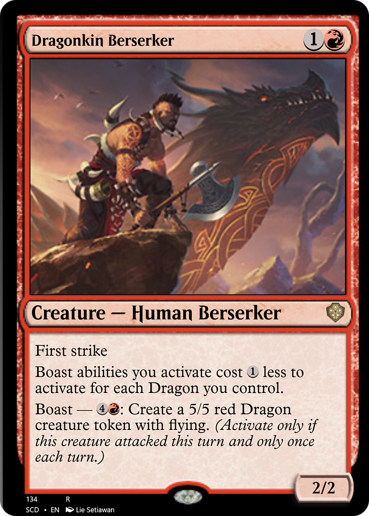 Dragonkin Berserker [Starter Commander Decks] | Dumpster Cat Games