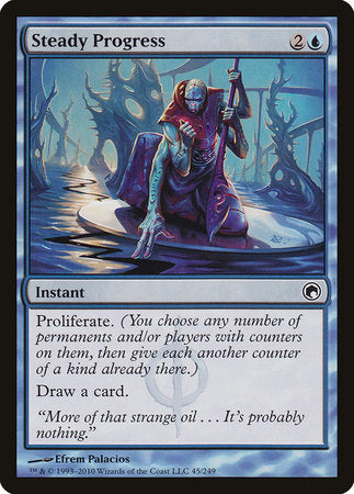 Steady Progress [Scars of Mirrodin] | Dumpster Cat Games
