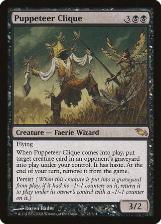 Puppeteer Clique [Shadowmoor] | Dumpster Cat Games