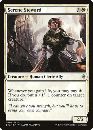 Serene Steward [Battle for Zendikar] | Dumpster Cat Games