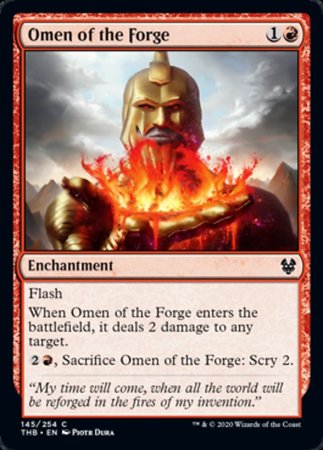 Omen of the Forge [Theros Beyond Death] | Dumpster Cat Games