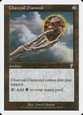 Charcoal Diamond [Seventh Edition] | Dumpster Cat Games