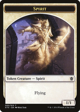 Spirit Token [Khans of Tarkir Tokens] | Dumpster Cat Games