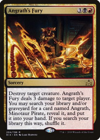 Angrath's Fury [Rivals of Ixalan] | Dumpster Cat Games