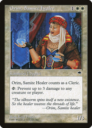 Orim, Samite Healer [Tempest] | Dumpster Cat Games