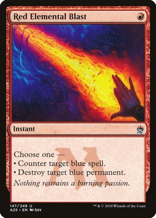Red Elemental Blast [Masters 25] | Dumpster Cat Games