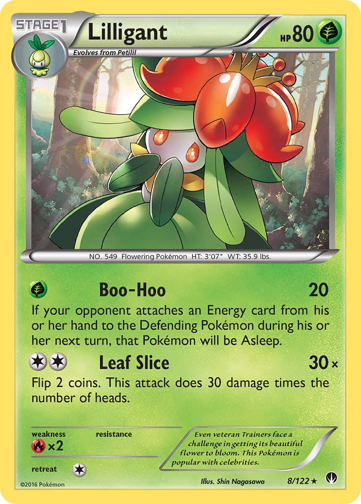 Lilligant (8/122) [XY: BREAKpoint] | Dumpster Cat Games