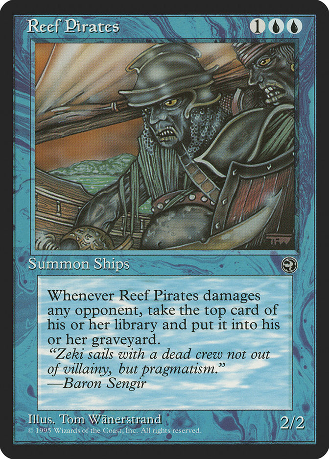 Reef Pirates (Baron Sengir Flavor Text) [Homelands] | Dumpster Cat Games