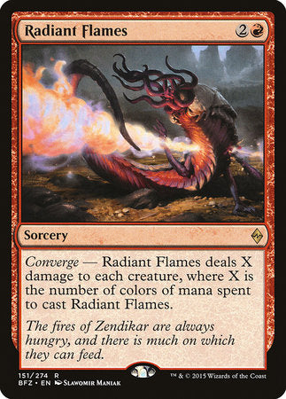 Radiant Flames [Battle for Zendikar] | Dumpster Cat Games