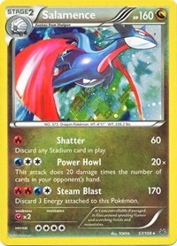 Salamence (57/108) (Cosmos Holo) (Blister Exclusive) [XY: Roaring Skies] | Dumpster Cat Games