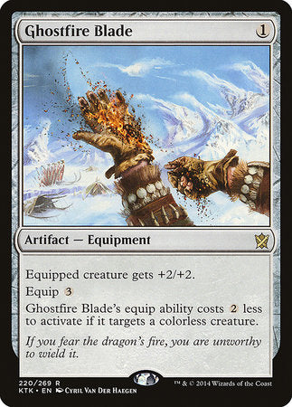 Ghostfire Blade [Khans of Tarkir] | Dumpster Cat Games