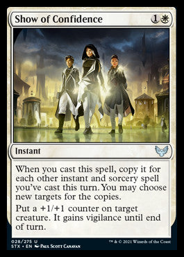 Show of Confidence [Strixhaven: School of Mages] | Dumpster Cat Games