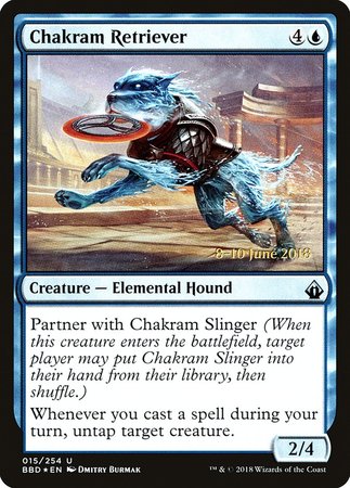 Chakram Retriever [Battlebond Promos] | Dumpster Cat Games