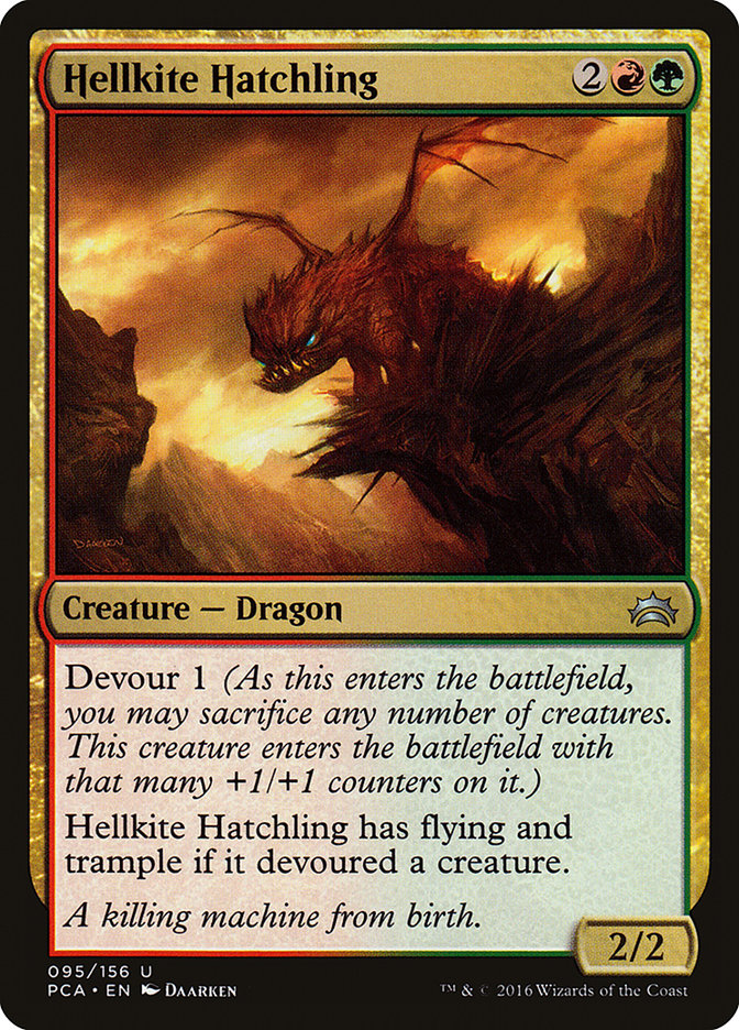 Hellkite Hatchling [Planechase Anthology] | Dumpster Cat Games