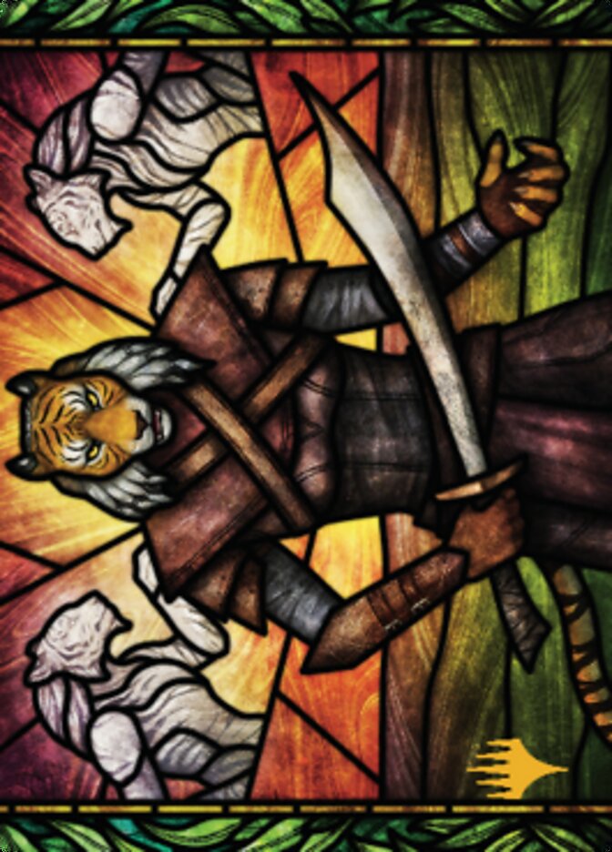 Zar Ojanen, Scion of Efrava Art Card (Gold-Stamped Signature) [Dominaria United Art Series] | Dumpster Cat Games