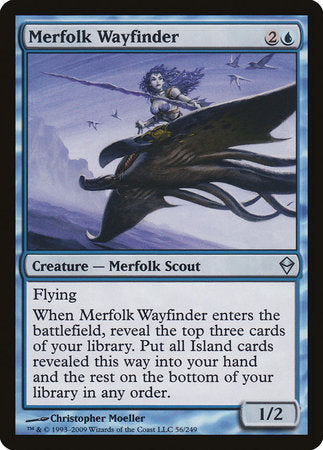 Merfolk Wayfinder [Zendikar] | Dumpster Cat Games