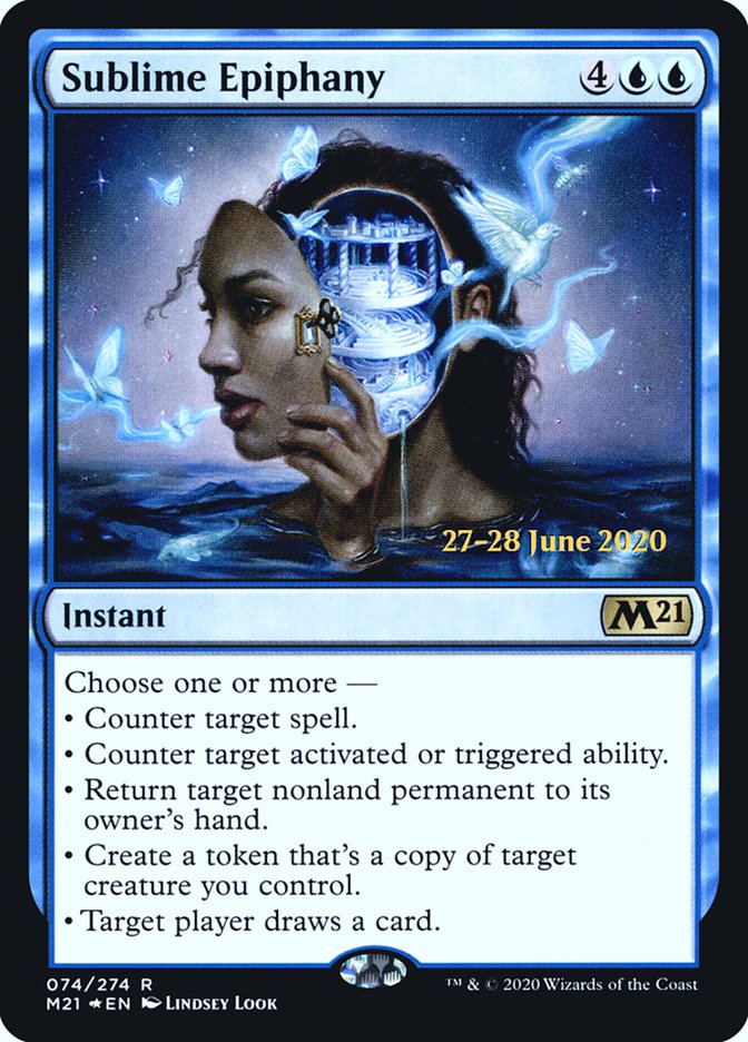 Sublime Epiphany  [Core Set 2021 Prerelease Promos] | Dumpster Cat Games