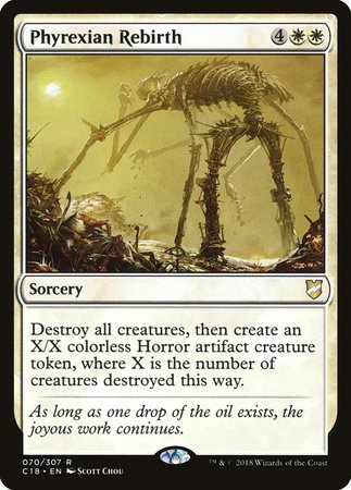 Phyrexian Rebirth [Commander 2018] | Dumpster Cat Games