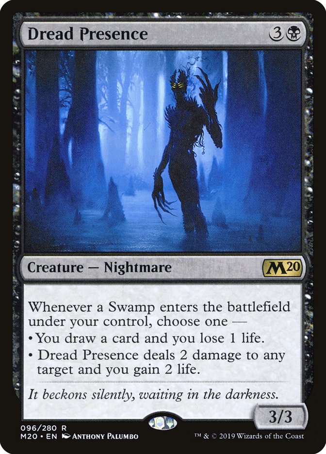 Dread Presence [Core Set 2020] | Dumpster Cat Games