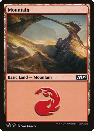 Mountain (273) [Core Set 2019] | Dumpster Cat Games