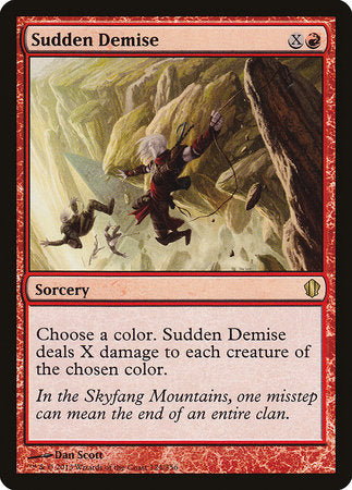 Sudden Demise [Commander 2013] | Dumpster Cat Games